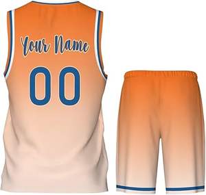Uniforme de baloncesto ligero para adultos Estilo único Color sólido Conjunto de talla grande de alta calidad Transpirable - Product Image 2