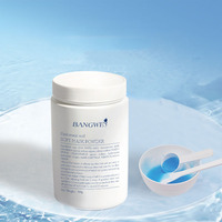 Masque facial en poudre de collagène naturel et spiruline 300G avec vitamine C pour le soin de la peau du visage et du nez contre l'acné, marque privée