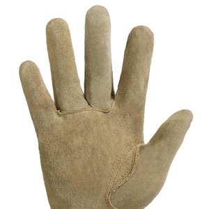 Gants résistants à la chaleur pour camping en plein air Gants de sécurité anti-brûlure et résistants à la chaleur pour conducteurs en cuir fendu de vache - Product Image 4