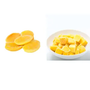 Vendita calda di alta qualità pezzi di Mango biologici e molli IQF frutta congelata purea di polpa di Mango prezzo all'ingrosso
