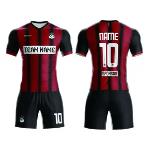 HENGYU Customized Mens Soccer Jersey Sublimation Youth Football Uniforms Sports Team Wear for Training in Polyester