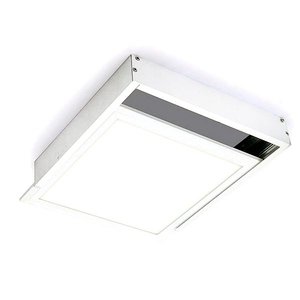 LEDUNI®Kit telaio per montaggio su superficie del bordo bianco 60x60 per pannello LED da incasso 18W potenza 6000K CCT per Home Office e ospedale - Product Image 1