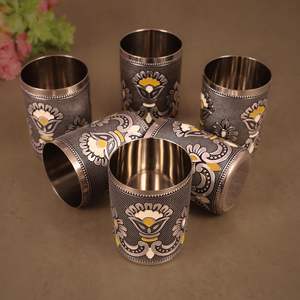 Vasos de Agua Modernos de Aluminio de Lujo, Certificación CE, Portátiles para Fiestas, con Logotipo Personalizado, MOQ 100 Piezas - Product Image 5