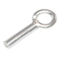 Tubes d'extrémité en argent sterling avec Fishook Fabricant et fournisseur de fermoirs en argent Résultats en argent sterling au meilleur prix