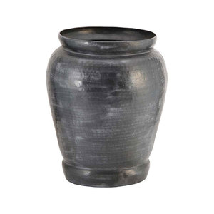 Vases à fleurs en métal en aluminium haut de gamme décoration de fêtes décoration de sol Vase à fleurs en métal de grande taille finition au nickel - Product Image 3