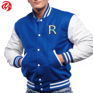 Meilleur prix Qualité personnalisée Adultes Baseball Varsity Jacket Dernière conception Vêtements de mode Cuir respirant pour la saison d'hiver - Product Image 2