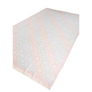 Alfombras de Algodón 3D Nayaab, Diseño Abstracto a Rayas Rosa y Morado, Rectangulares, para Pasillo, Dormitorio, Sala de Estar - Paem-1203 - Product Image 1