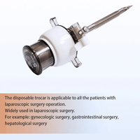 Nouvel arrivage : Kit de trocart de laparoscopie jetable en plastique de haute qualité, personnalisable pour usage clinique hospitalier, avec porte-aiguille