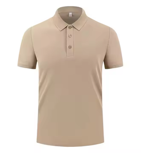 OEM ODM al por mayor de los hombres para Polo camisetas nueva moda de alta calidad transpirable cómodo microfibra patrón sólido tela de lona - Product Image 1