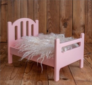 Prix de gros Nid de berceau pour bébé Lit de couchage pour nouveau-né Photographie Prop En bois Pas cher Bébé Photoshoot Lit pour nouveau-né - Product Image 3