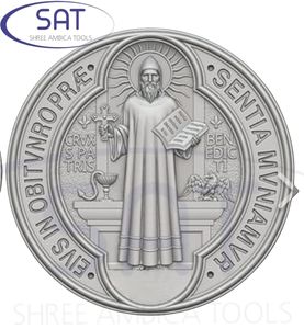 เครื่องเพชรนั่งแม่พิมพ์ตอกโลหะดีไซน์เหรียญตามสั่งผลิตจากสเตนเลสสตีลของอเมริกาใต้เครื่องจักรเงินตาย - Product Image 1