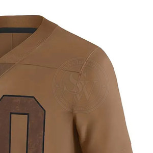 Camiseta de Fútbol Americano Personalizada de Doble Cara, Transpirable, de Manga Corta, Uniforme Deportivo de Primera Calidad para Entrenamiento y Partidos - Product Image 4