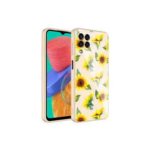 Coque pour Samsung Galaxy M33 avec protection d'appareil photo, motif en silicone rigide époxy, compatible avec les modèles A34 A55 14 Plus - Product Image 1