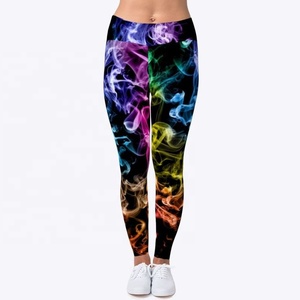 Leggings de yoga pour femmes taille haute imprimés pour la gymnastique, la course et le fitness. - Product Image 1