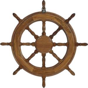Handmade Wooden <b>Ship</b> <b>Wheel</b> | Premium Quality Smooth Finish | Bulk Wholesale Factory Price - Product Image 1