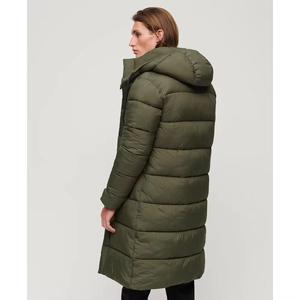 Luxueux respirant mode longues femmes doudoune bulle manteaux manteau d'hiver femmes noir Maxi longues vestes matelassées pour les femmes - Product Image 4