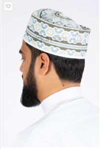 Gorro Topi Exclusivo de Estilo Africano para Hombre, Gorro Omaní Afgano Massar, Gorro Africano Nigeriano Hecho a Mano, Gorro Turco Omaní, Kufiya Árabe - Product Image 3