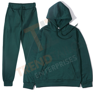 Conjunto de 2 Piezas de Sudadera con Capucha para Hombre Otoño/Invierno |   Chándal de Color Sólido |   Ropa Deportiva Informal Tallas S-3XL - Product Image 3