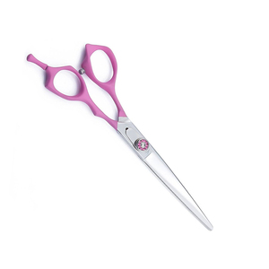 Tijeras profesionales para mascotas, mango rosa, pulido de espejo, acero alemán, 7,5 pulgadas, tijeras de aseo de belleza - Product Image 5