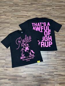 Nouvel Arrivage T-shirts « C'est vraiment beaucoup de sirop contre la toux » en coton épais de qualité supérieure avec impression scannable, coupe oversize pour hommes - Product Image 5
