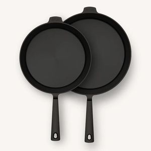 Wok japonais en fer métallique noir en acier fait à la main de nouveau style durable avec poignée en bois poignée noire - Product Image 6