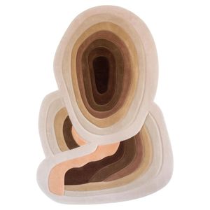 Tapis de zone en laine touffeté à la main de conception personnalisée de luxe tapis tufté à la main pour salon pour TEXTILES INDIENS H/L - Product Image 1