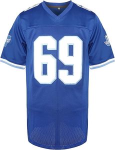 Unisexe 100% Polyester Rétro Football Américain Maillot Respirant Maille Tissu Imprimé Brodé Plus La Taille À Manches Courtes D'été - Product Image 2
