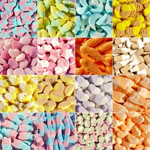 Caramelos Suecos Directos de Fábrica, Caramelos Agridulces en Varias Formas, Sin Gelatina, OEM, Venta al Por Mayor, Disponibilidad Inmediata, Caramelos Halal - Product Image 1