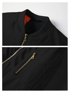 Nouvel arrivage de bombardier veste d'hiver pour hommes blouson d'aviateur de haute qualité pour hommes veste d'hiver de bombardier sur mesure pour hommes - Product Image 3