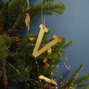 Erry rihristmas anganging rrnaments letter ooel etal rihristmas rrnaments or Christmas REE - Product Image 2