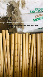 Custom Design Logo and Size in Vietnam Bamboo <b>Drinking</b> <b>Straws</b>/Bamboo <b>Straws</b> Reusable With Cheapest Price - Product Image 4