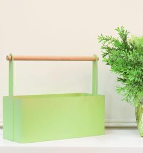 Tarro de pan Hierro Alambre de metal Metal Polvo blanco Accesorios de cocina Cesta de almacenamiento para pan a un precio más bajo - Product Image 6