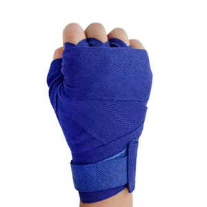 Enveloppes de main de boxe personnalisées logo imprimé élastique 100% 180 pouces enveloppes de main de Taekwondo en coton de style mexicain - Product Image 6