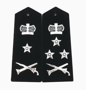 Broderie épaulettes à enfiler OEM rangs personnalisés pour uniforme doux Machine brodée pour épaule Patch qualité supérieure - Product Image 2