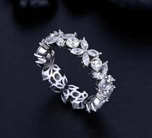 Anillo de compromiso de Plata de Ley 925 hecho a mano, color D, VVS, Moissanite, IGI, joyería nupcial certificada para boda, anillo elegante para mujer - Product Image 5