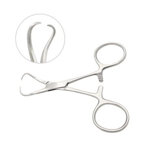 Pinzas de Toalla Manuales de Acero Backhaus MEDZORA SURGICAL con Certificación CE, Garantía de 2 Años, 14 cm - Product Image 2