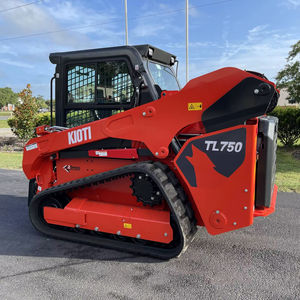 Chargeur frontal de haute qualité KIOTI Diesel Mini Track Skid Steer Loader avec noyau de roulement de voie en caoutchouc Prix de gros Acheter maintenant! - Product Image 1