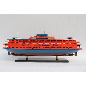 STATENN ISLAND FERRY MODÈLES DE BATEAU EN BOIS/MODÈLE DE FERRIES À PASSAGERS/ARTISANAT MAIN POUR LA DÉCORATION - Product Image 1