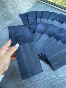 Porta Cubiertos de Cuero de Lujo Ecológico Premium para Restaurante, Organizador de Cubiertos Hecho a Mano, Juego de Mesa de Comedor Rústico LRCH-0029 - Product Image 4