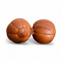 Ballon de musculation gaufré à chaud 1kg-10kg - 100% cuir de vache, équipement de gym pour entraînement de force, anti-éclatement, écologique