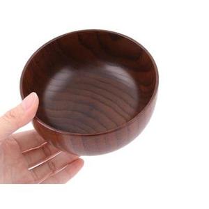 Ensaladera de Acacia natural de alta calidad y artesanía Color de madera natural para utensilios de cocina Cuenco de madera Producto de gran oferta - Product Image 1