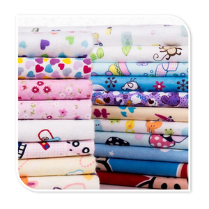 Ready goods-tela de franela de algodón cepillado, material polivinílico, pigmento, diseño de impresión de dibujos animados - Product Image 1