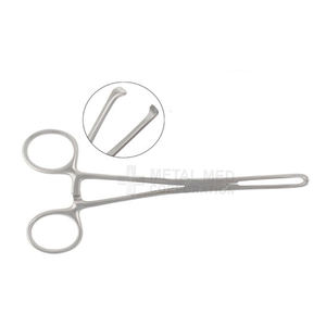 คีมสเตนเลสสำหรับการผ่าตัดทั่วไป6นิ้วแบบใช้ซ้ำได้และถูกสุขอนามัย - Product Image 2