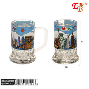 ชุดแก้วน้ำ EB New York ขนาด 2.5 นิ้ว พร้อมหูจับ ลายการ์ตูน สำหรับเป็นของขวัญ - Product Image 1