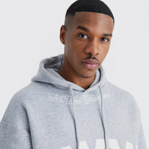 Ensemble de survêtements pour hommes, qualité supérieure, respirant, coupe classique, 100 % coton, logo personnalisé imprimé, design uni attrayant, vente chaude - Product Image 3