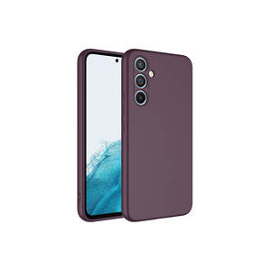 Coque de protection arrière en silicone souple de qualité supérieure de la série ATA Mara Lansman, couleur violet foncé, pour Samsung Galaxy A54/A53/A34 - Product Image 1