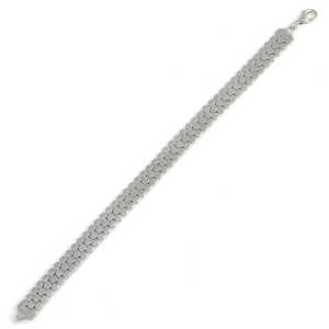 กำไลข้อมือแฟชั่นฟิวชั่นลายรังผึ้งเงินสเตอร์ลิง925 - Product Image 2