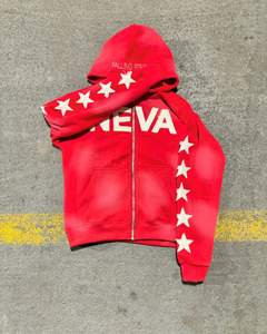 Pulls à capuche personnalisés de haute qualité pour hommes Sweats à capuche en coton polaire thermique French Terry Distressed Embroidery Sweats à capuche en coton personnalisable - Product Image 3