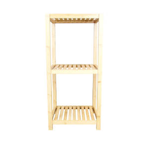 Meubles de salle de bain en bois massif DreamCraft avec étagères de rangement en bambou, provenance du Vietnam - Product Image 5