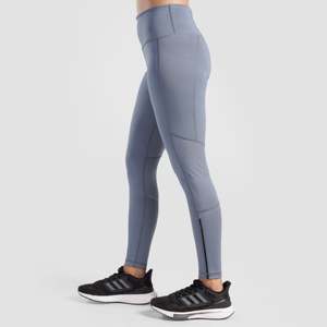 Leggings de sport taille haute Ignite Fit respirants XS avec fermeture élastique à la taille gris clair pour l'entraînement et le sport - Product Image 3